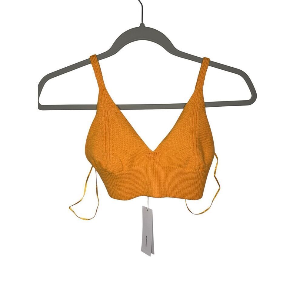 Revolve 525 America Cotton Bralette in Marigold Size Medium NWT